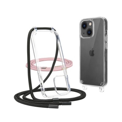 Husa iPhone 13, Set carcasa cu 2 snururi TECH-PROTECT Flexair Chain
